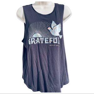SPIRITUAL GANGSTER Grateful cotton tank top